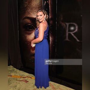 Royal Blue Elegant Dress - worn 1x at the global premiere for THE READING film